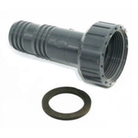 raccord cannelé avec écrou pour Tuyau 30/32 mm écrou 1 pouce 1/2 - jardiboutique