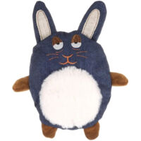Jouet peluche Lapin Jeany bleu, 22 x 27 cm pour chat - Flamingo