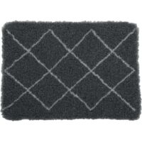 Tapis isolants pour chiens 50 x 70 cm gris avec motif berbère. - zolux