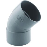 Coude pvc 45° ff ø 80 raccord évacuation - Interplast