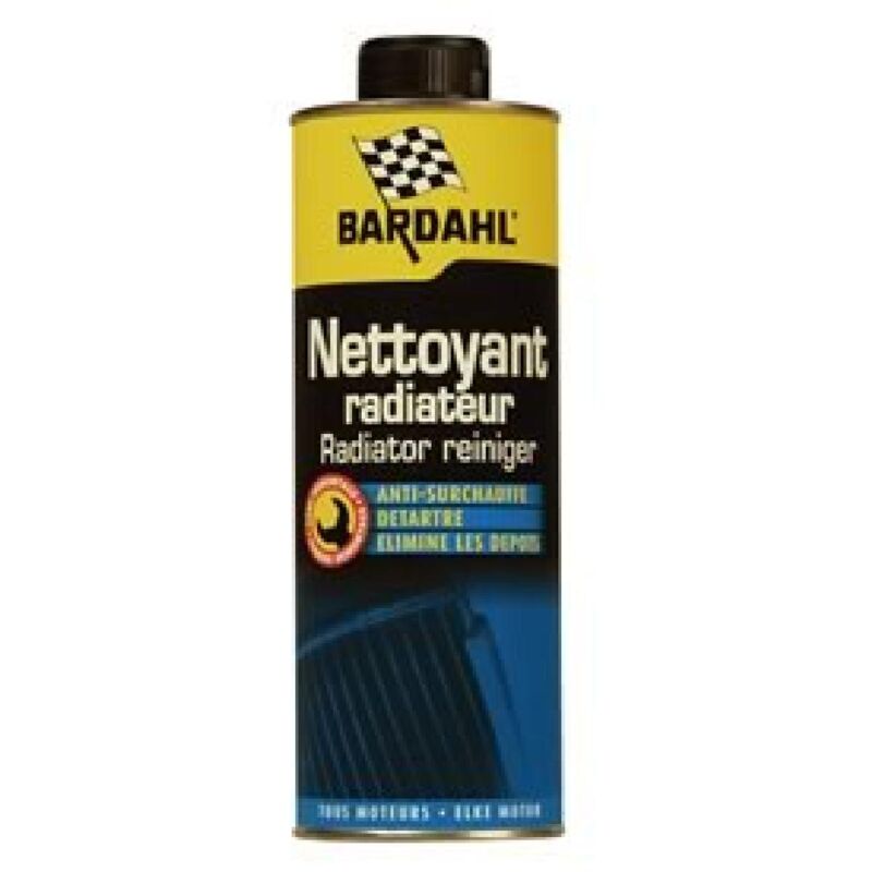 Bardahl 1096 Nettoyant Radiateur - Détartrant Circuit Refroidissement - Évite Surchauffe Moteur