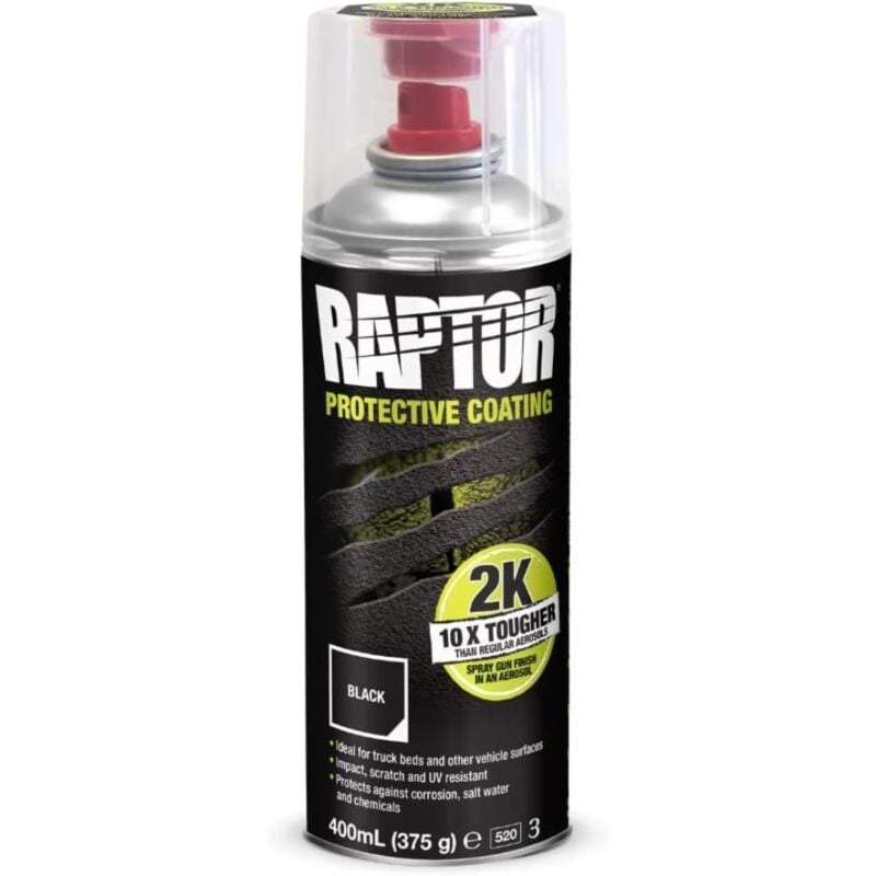 Peinture Raptor Noire Spray