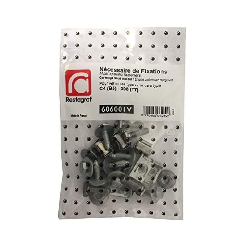 Kit De Fixation Assemblage Cache Sous Moteur CITROËN C5 II 2008