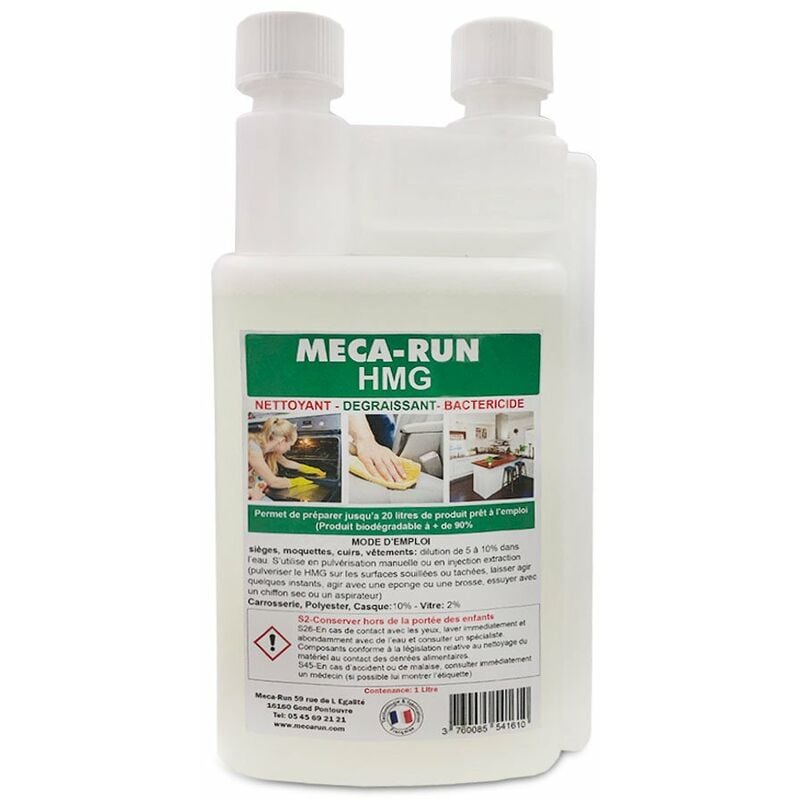 HMG Mecarun, nettoyant dégraissant bactericide - 1L