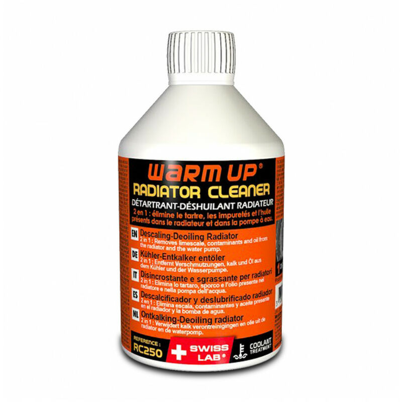 WARM UP RADIATOR CLEANER détartrant déshuillant nettoyant radiateur