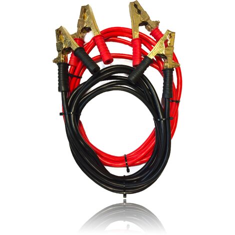 Câble de démarrage RKG 800 ampères 2x4,5 mètres 35mm² pince crocodile