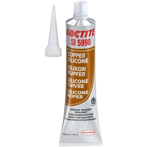 PATE A JOINT CARTER MOTEUR SILICONE CUIVRE LOCTITE 5990, TUBE 100 ml