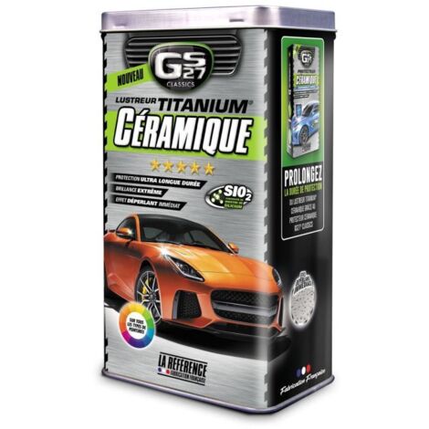 Coffret lustreur Titanium 500 ml – Haute protection – Formule enrichie en Titanium – Brillance extrême et protection durable – Gs27
