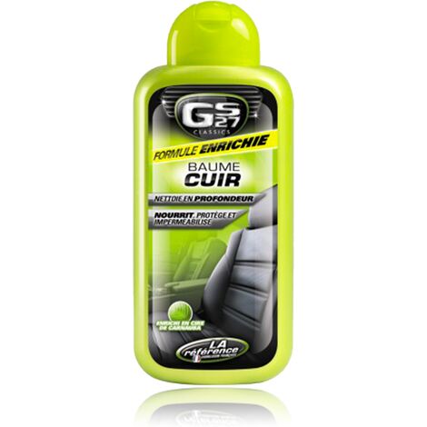 Baume cuir 375ml – Enrichi en cire de carnauba – Nettoie et protège tous types de cuir – Protection durable contre l'humidité – Gs27 (1/4)