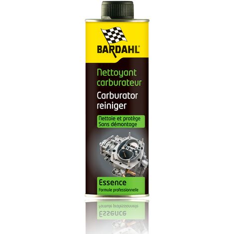 Bardahl – Nettoyant carburateur intérieur essence 500ml – Améliore performance moteur – Élimine dépôts sans démontage – Économie carburant