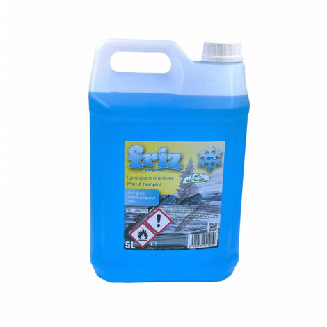 Lave glace été - hiver sans méthanol anti givre démoustiqueur 5L