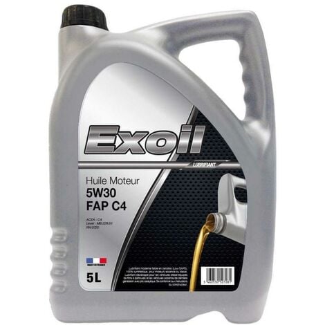 Huile Moteur 5W30 FAP C4 RN 5L Exoil