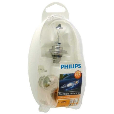 Coffret de secours EASYKIT avec ampoule H7 Philips
