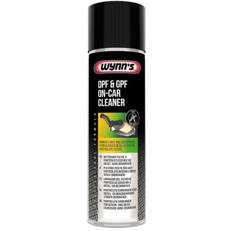 Nettoyant Filtre à particule Essence ou Diesel Sans Démontage 500ml Wynn’s