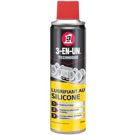 Lubrifiant Silicone aérosol 250 ml 3-EN-UN