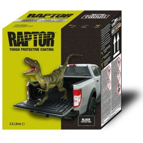 Kit de Raptor Noir 4 bouteille, durcisseur et pistolet inclus UPOL