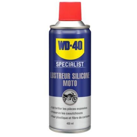 Wd40 Company – Lustreur silicone 400 ml – Pour surfaces non poreuses – Réduit frottements et vieillissement – Application facile sans polissage