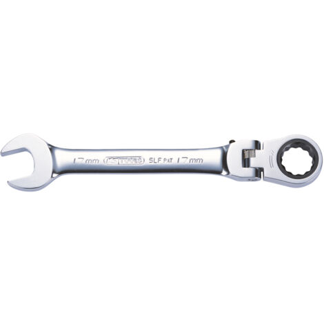 KS Tools - Clé mixte à cliquet à tête inclinable à verrouillage GEARplus®, 13 mm - 503.4813 (1/2)