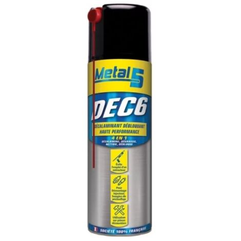 Décalaminant débloquant haute performance DEC6 500ml – Élimine corrosion et calamine – Démontage rapide sans endommagement – Metal 5