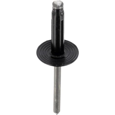 rivet expansé tête large noir ø 4,8 x 20,5 mm bouclier (1/3)
