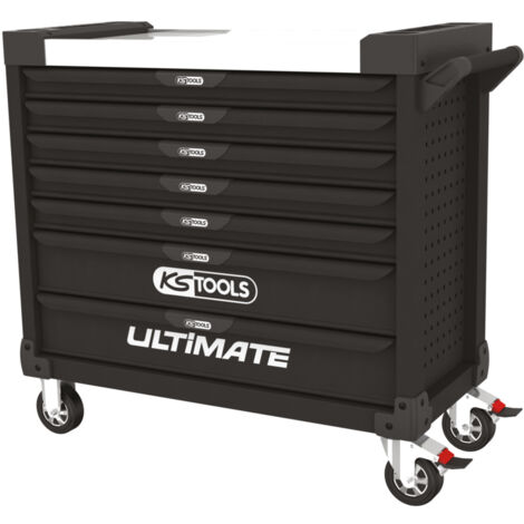 KS Tools - Servante ULTIMATE XL noire, 7 tiroirs - 825.0007