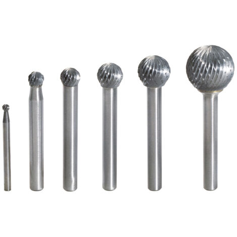 KS Tools - Fraise HM forme D, Ø 8mm, 53mm - 515.3283 (1/2)