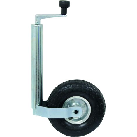 SODISE - Roue jockey jante acier 48mm avec roue gonflable 100kg - 17530 - Ce produit de marque TOPCAR est neuf. (1/2)
