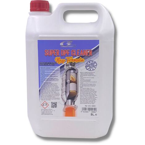 Bidon nettoyant pour filtre à particules 5L – Solution dépolluante – Prolonge la durée de vie du FAP – Compatible tous types de filtres – 3RG