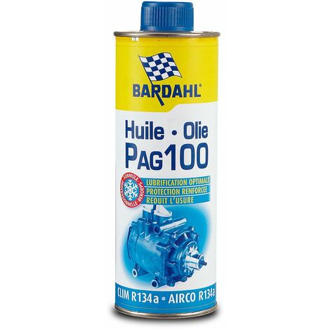 Huile PAG compresseur de clim ISO 100 500ml - Bardahl