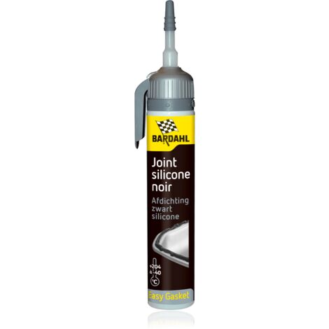 Bardahl – Joint silicone noir 200 ml – Pâte à joint pour assemblage étanche – Application facile avec applicateur intégré