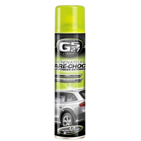 Rénovateur pare-chocs 400 ml – Redonne éclat aux surfaces plastiques – Protection satinée – Compatible toutes teintes – Gs27