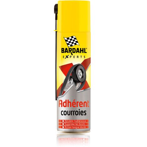 Bardahl – Adhérent courroie 250ml – Rétablit l'adhérence des courroies – Action longue durée – Supprime les bruits de patinage