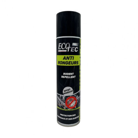 Répulsif anti rongeurs 400ml – Appliqué sur faisceaux et durites de véhicule – Protection efficace contre nuisibles – Ecotec
