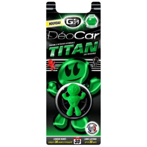 Désodorisant voiture déocar titan, pomme verte - GS27 (1/3)