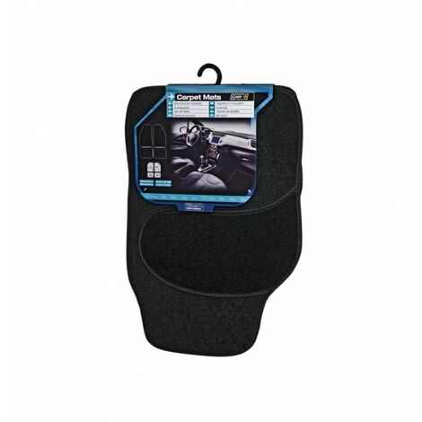 Lot tapis de sol auto universel moquette 44x65cm - Car + (1/3)
