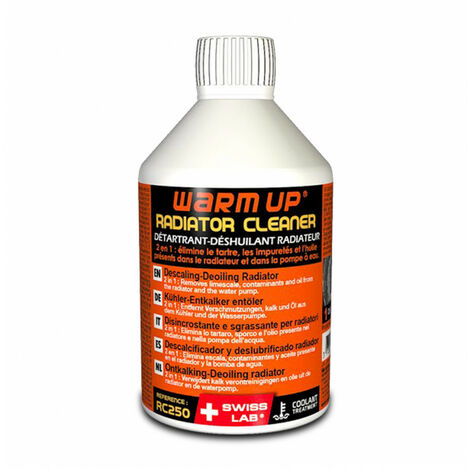 WARM UP RADIATOR CLEANER détartrant déshuillant nettoyant radiateur