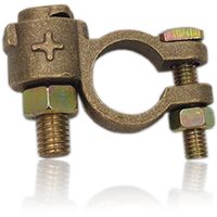 Cosses Batterie 12V/24V Libération Rapide M8 – Bornes Laiton Anti-Corrosion Avec Clé Et Tampons (Paire + & -)