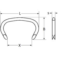 Lot De 30 Agrafes Caoutchouc Pour Peugeot-Citroën - Réf. 1392, Dimensions 16x6.2x3 Mm, Pour Modèles 106, 205, 406
