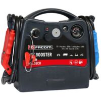 Facom – Booster de démarrage 12V – Courant de démarrage max 1300A – Batterie AGM étanche – Interrupteur de sécurité – Câbles en cuivre 25mm²