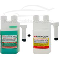 Pack décrassage Mecarun, ECO 10000 Diesel + C99 Diesel, 500ml