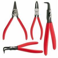 4 pinces à circlips int+ext, 160 mm (550.2375) - KSTools