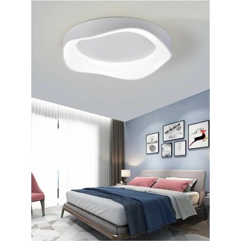 Plafoniera Led A Onda 38 Watt 3 Colorazioni Di Luce Bianca Calda Naturale