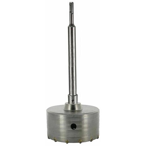 Fresa A Tazza 130 Mm Carotatrice Muro Asta Sds Plus 50 Cm Prolunga Da Trapano (1/2)