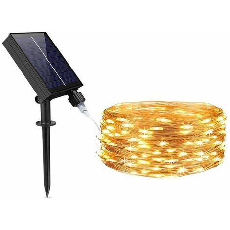 Catena Luminosa Da Campeggio A Energia Solare, 10 M - Foto 2