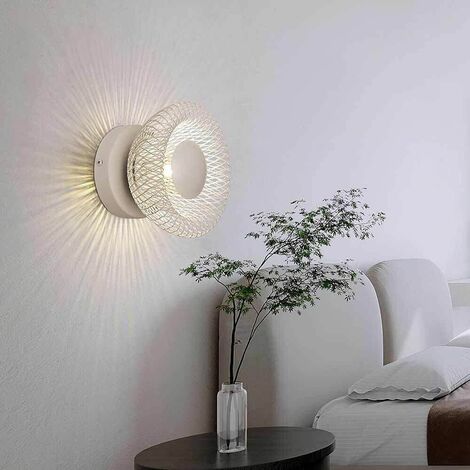 Applique A Parete Lmpada Da Muro Decorativa Attacco G9 In Metallo Bianco Aq48b
