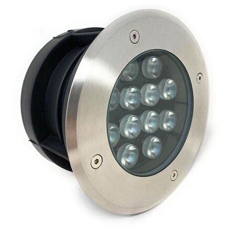 Faretto Calpestabile Da Terra Segnapassi Carrabile 12 W Led Luce Calda Ip67