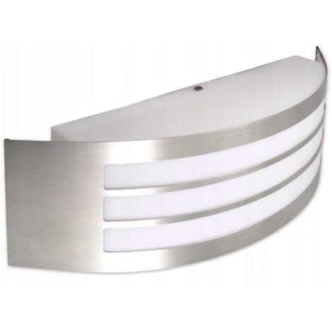 Applique Da Parete Muro In Acciaio Per Esterno Portalampada E27 Ip44