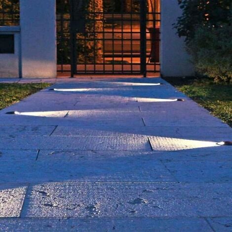 Faretto Calpestabile Led 1 W Fascio Luce Naturale Segnapassi Carrabile Esterno