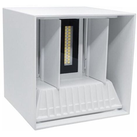 Applique A Parete Faretto 52 Led Luce Calda 22 Watt Esterno Interno Ip65 Es66bc (1/4)