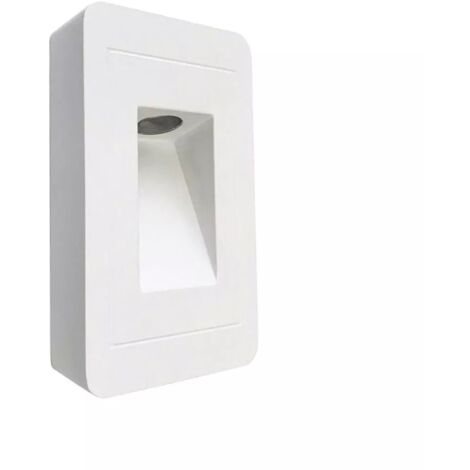 Applique Led Luce Naturale Faretto 12 W Segnapassi A Muro Esterno Bianco Es62 (1/4)